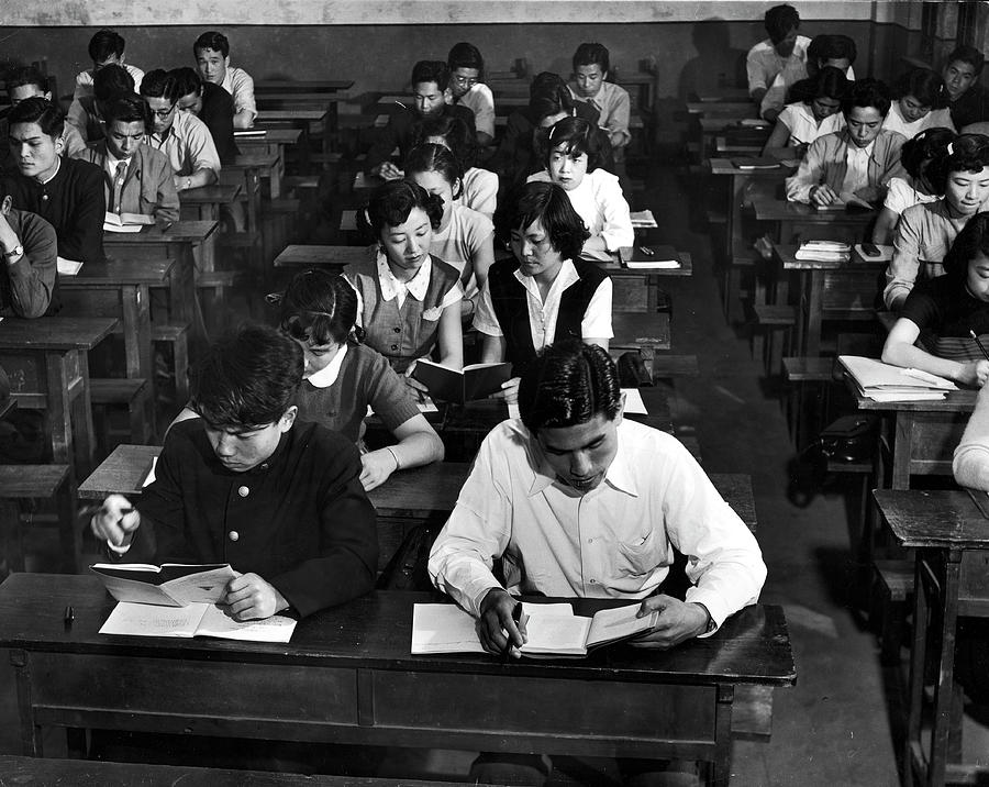 Co-Education in Japan Digital Art by Margaret Bourke-White - Pixels