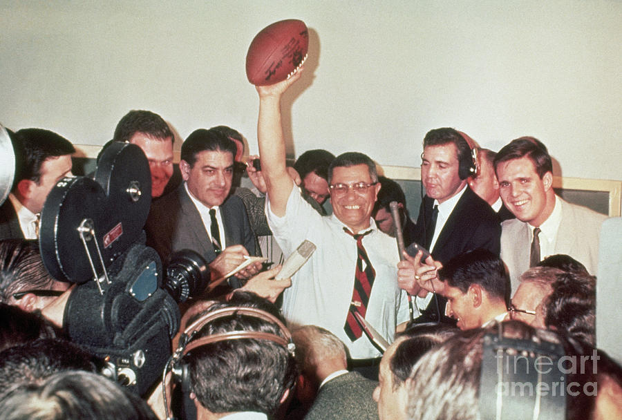 Coach Lombardi After Super Bowl Victory Photograph by Bettmann Coach Lombardi After Super Bowl Victory Photograph by Bettmann