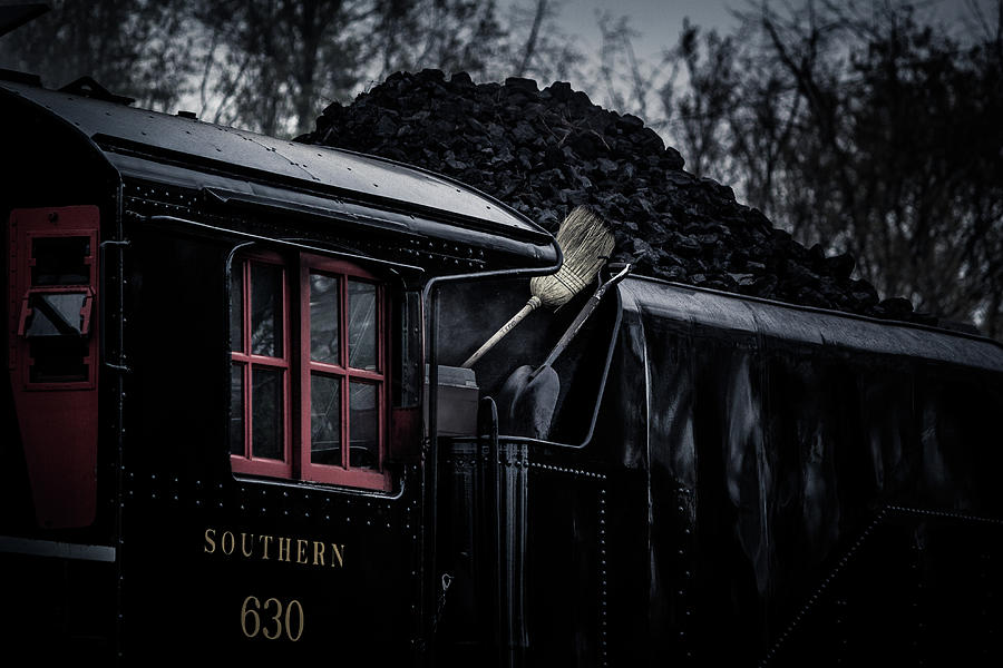 Coal And Steam Photograph