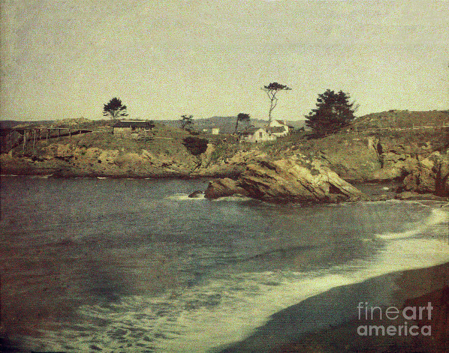 San Francisco Photograph - Coal Chute Point in Whalers Cove, Point Lobos, Circa 1910 by Monterey County Historical Society