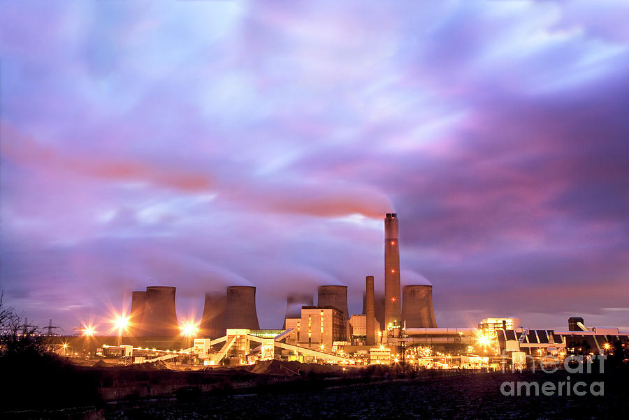 Coal-fired Power Station by Conceptual Images/science Photo Library