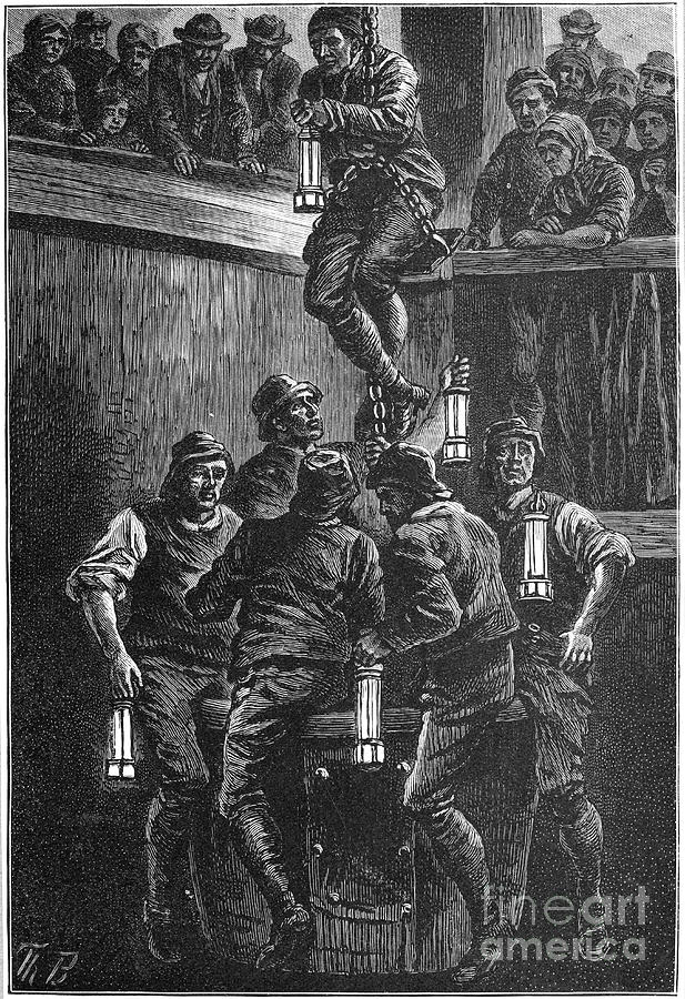 Coal Mining Accident, Seaham Colliery Drawing by Print Collector