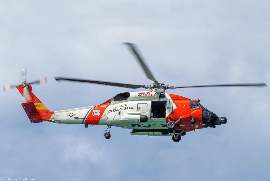 San Diego Photograph - Coast Guard Jayhawk by Tommy Anderson