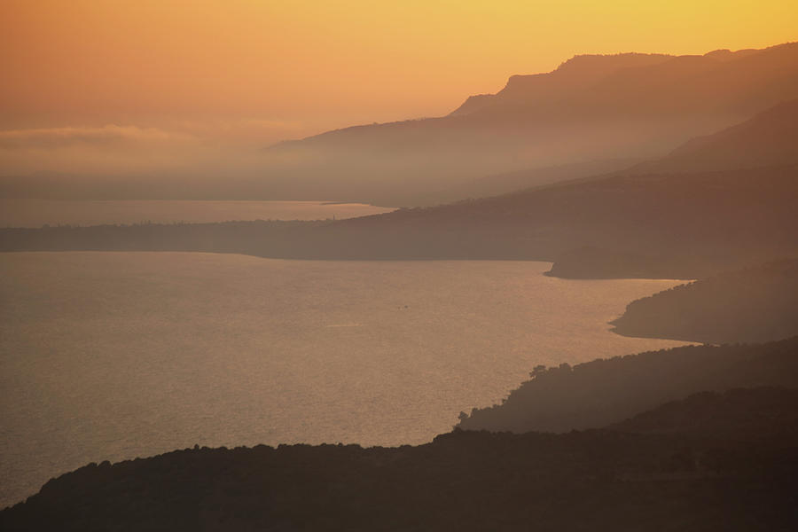 Coast Of Assos At Sunset, Aegean Sea, Turkey Photograph by Jalag / Dorothea Schmid
