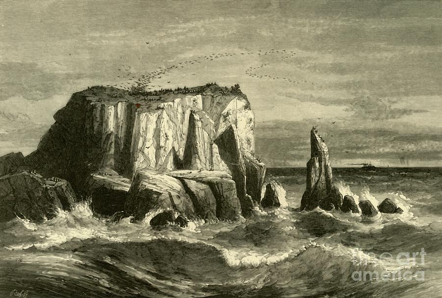 Coast Scene Drawing by Print Collector