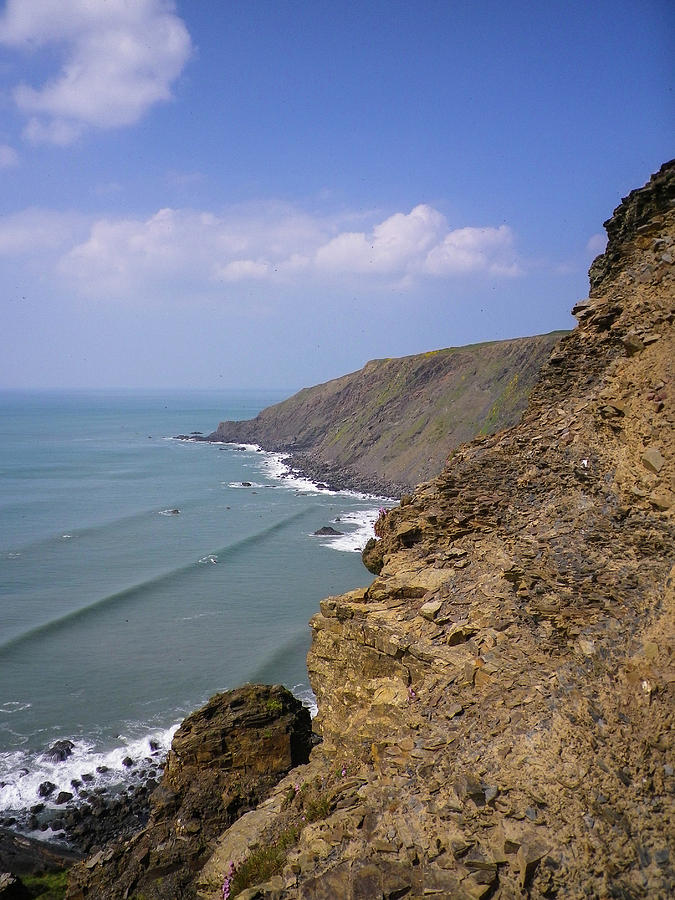 Coast View From Steeple Point Duckpool North Cornwall Photograph by Richard Brookes