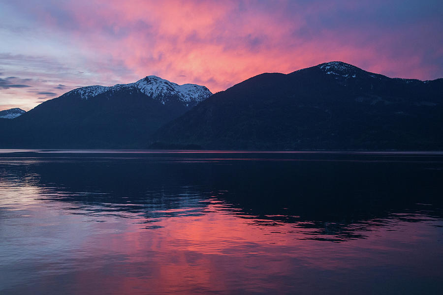 Coastal British Columbia At Porteau Cove During Sunset Photograph by ...