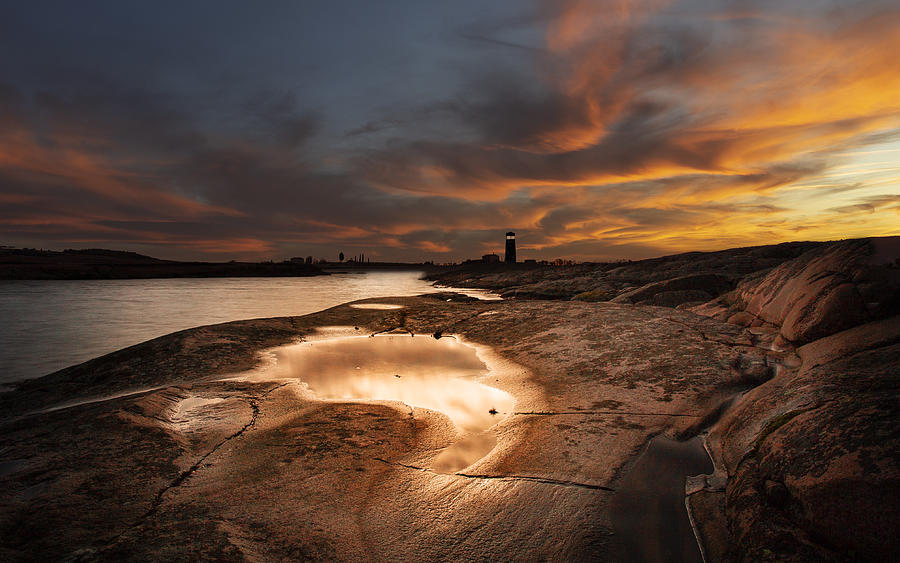 Sunset Photograph - Coastal by Clas Gustafson Efiap