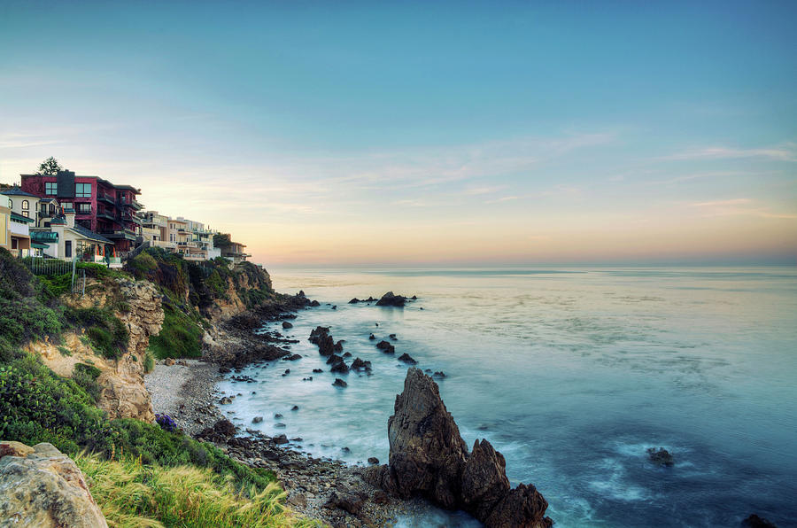 Coastal Dream Home Sunrise Photograph by Original Photography By Neos Design - Cory Eastman