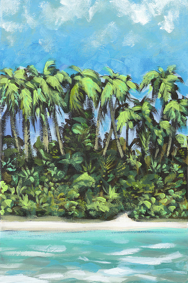 Beach Painting - Coastal Escape I by Dan Meneely