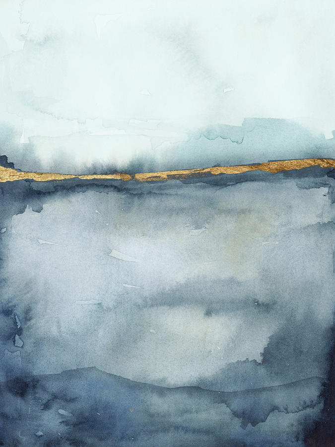 Coastal Horizon II Painting by Victoria Borges - Pixels