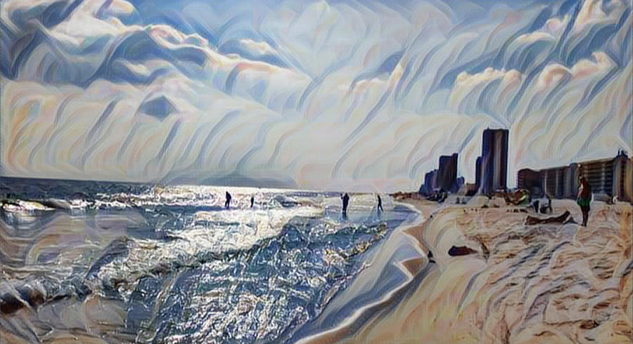 Beach Digital Art - Coastal Life by Sheila Renee Parker Beach Digital Art - Coastal Life by Sheila Renee Parker