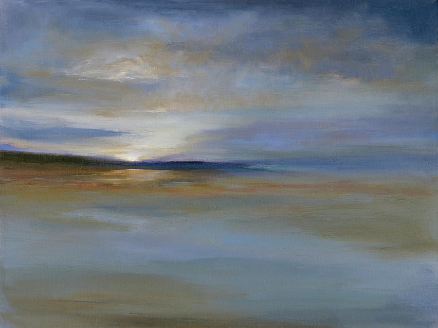 Abstract Painting - Coastal Light by Sheila Finch