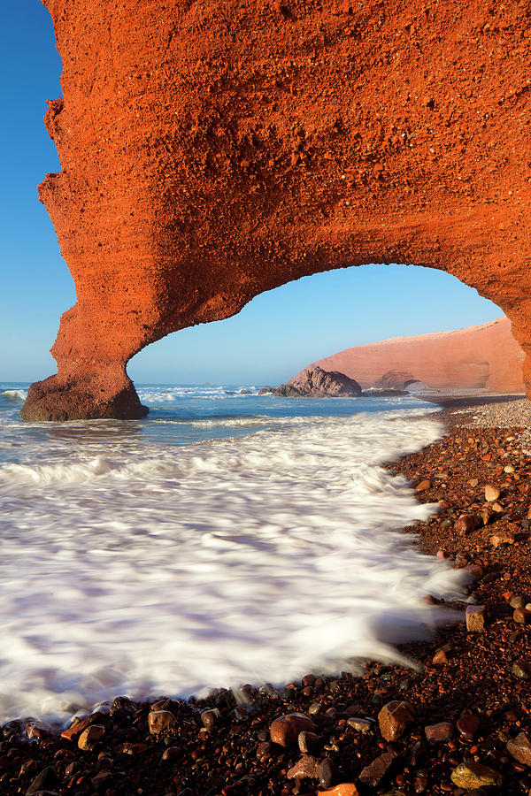 Coastal Natural Arches, Morocco Digital Art by Massimo Ripani