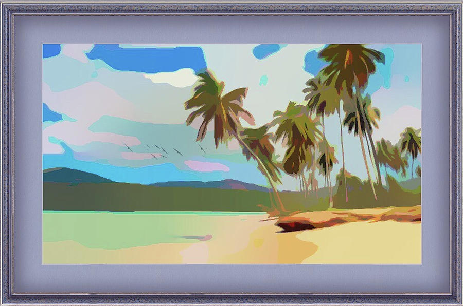Coastal Palm Trees by Clive Littin Coastal Palm Trees by Clive Littin