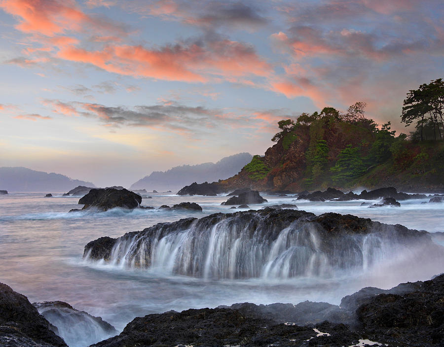 Coastal Rocks, Roca Loca Point, Jaco, Costa Rica Photograph by Tim Fitzharris