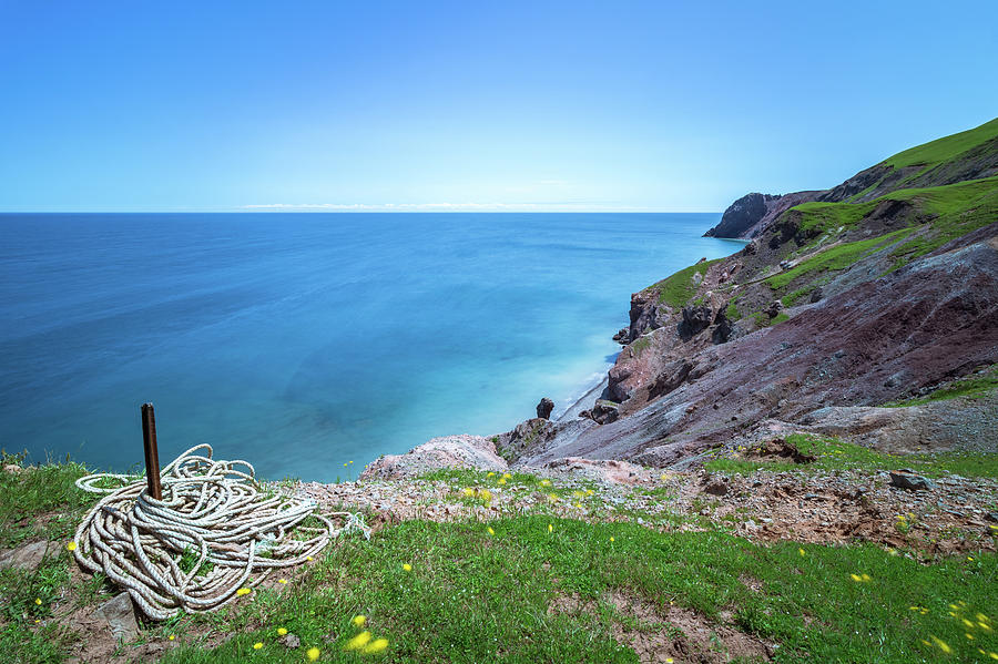 Coastal rope Photograph by Mathieu Verville