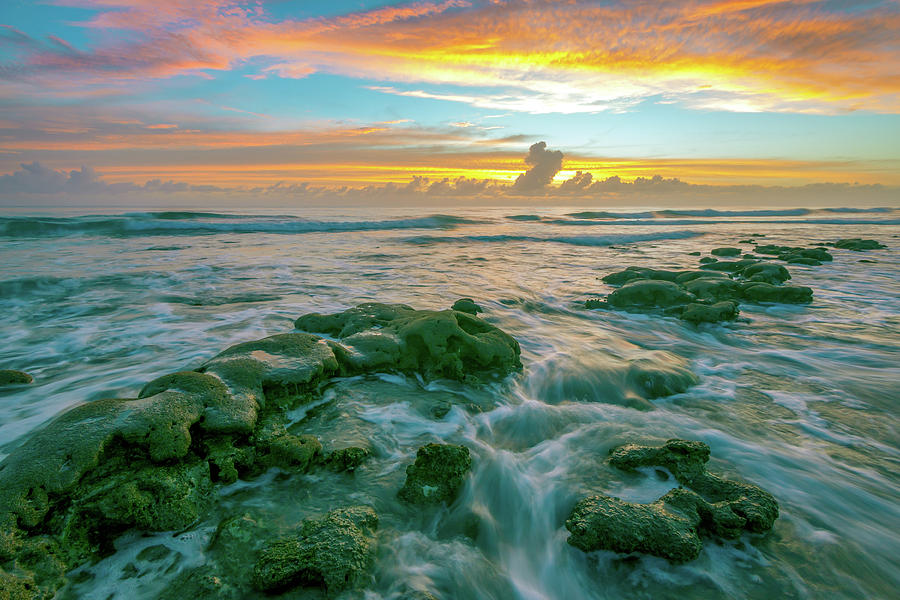 Coastal Ocean Sunrise Florida  Photograph by R Scott Duncan