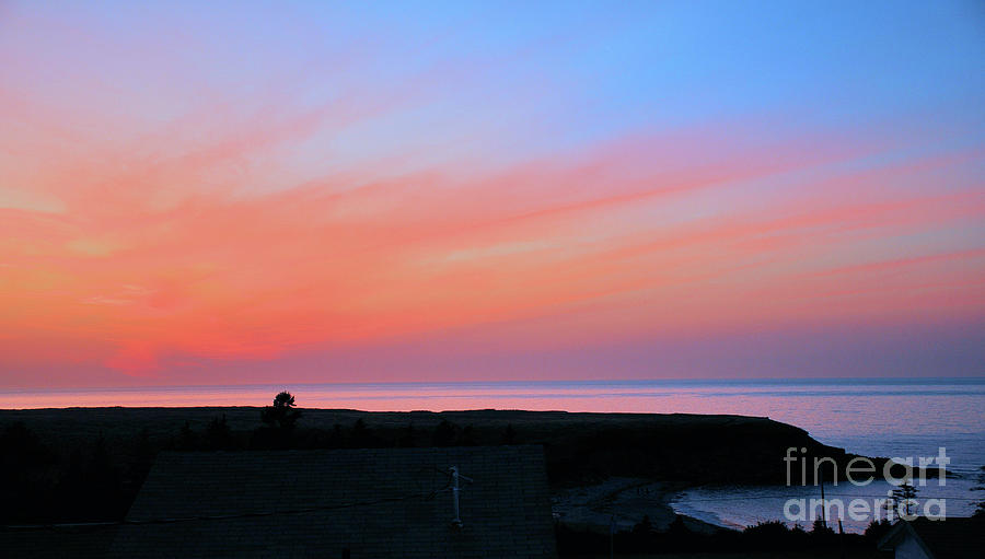 Coastal Sunset Cape Breton Canada Photograph by Elaine Manley - Fine ...