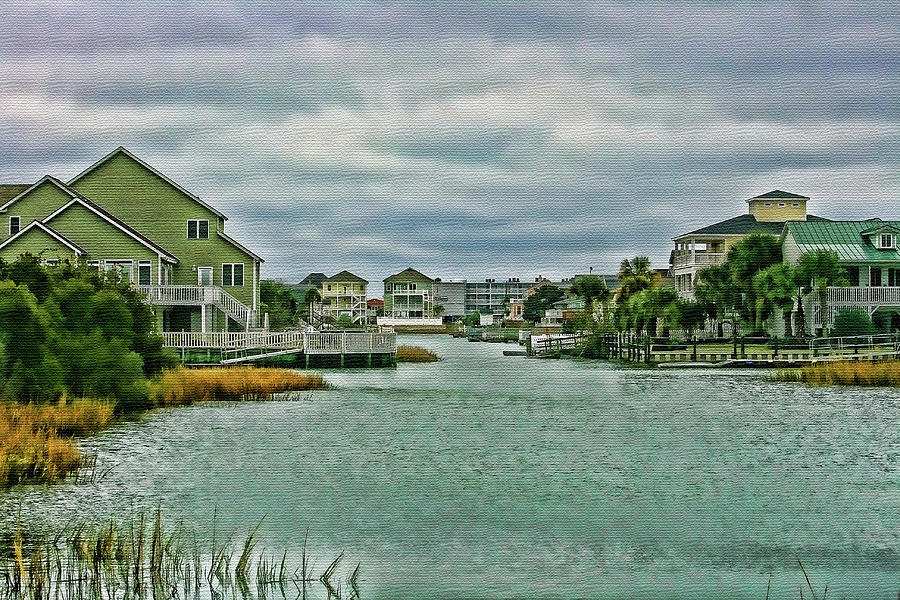 Cool Photograph - Coastal Waterway by Cathy Harper