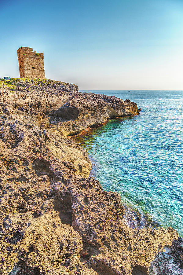 Coasting tower in Salento on the Ionian Sea Photograph by Vivida Photo PC