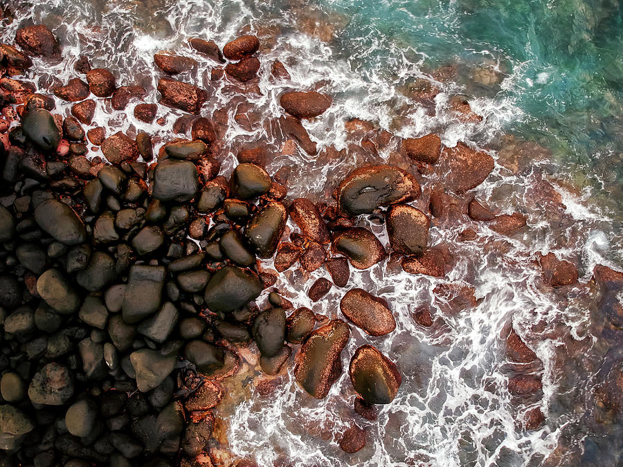 Nature Photograph - Coastline Boulders by Christopher Johnson