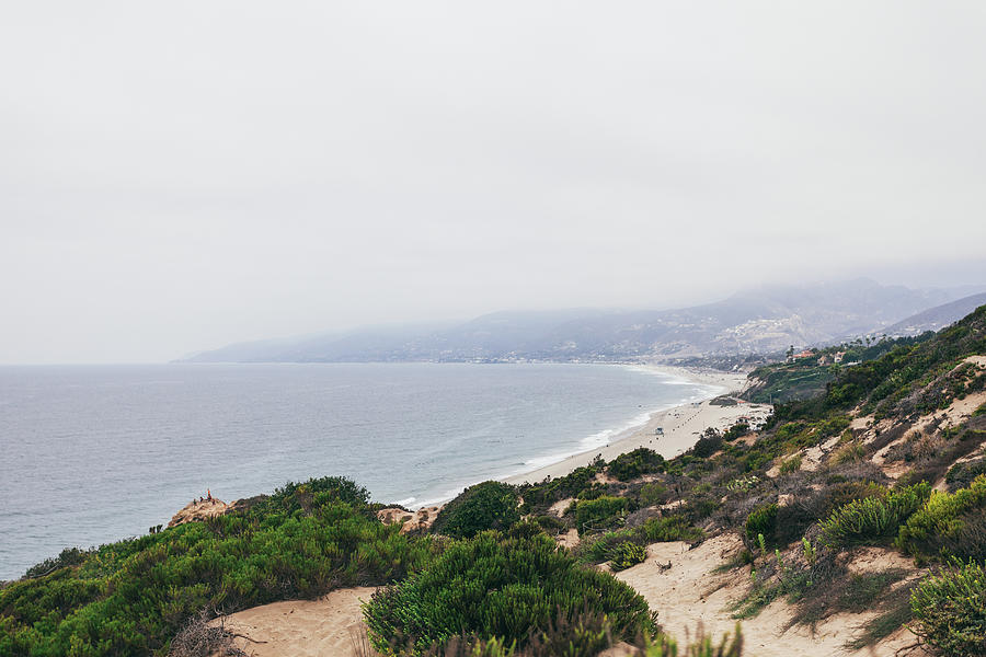 Coastline In Malibu, California, Usa Photograph by Tuan Tran