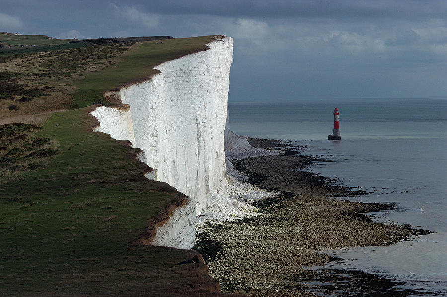 Coastline Of East Sussex Showing The Photograph by Pete Turner