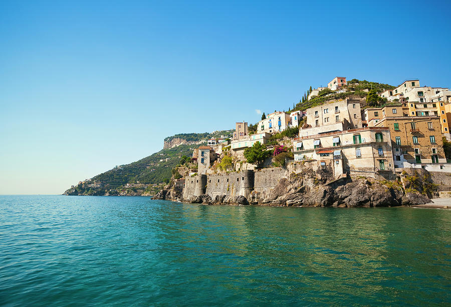 Coastline Of Minori Campania, Amalfi Photograph by Brzozowska