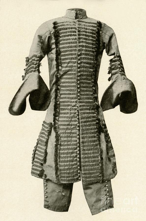 Coat And Breeches Of Silk Trimmed Drawing by Print Collector