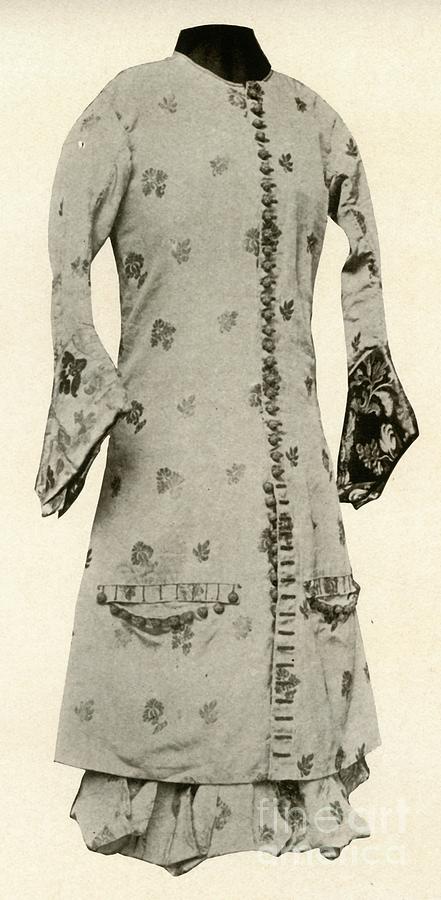 Coat And Full Breeches Of Buff Brocade Drawing by Print Collector
