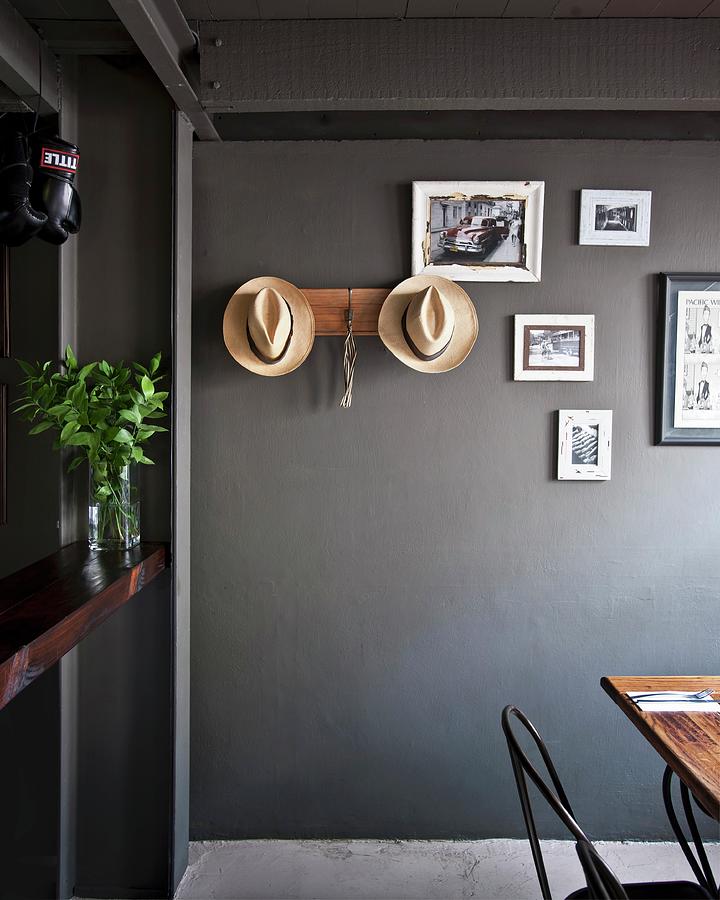 Coat Rack In Bistro Photograph by Great Stock!