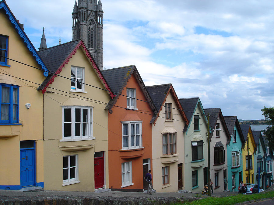 Cobh Houses Ireland Photograph by Fsachs78