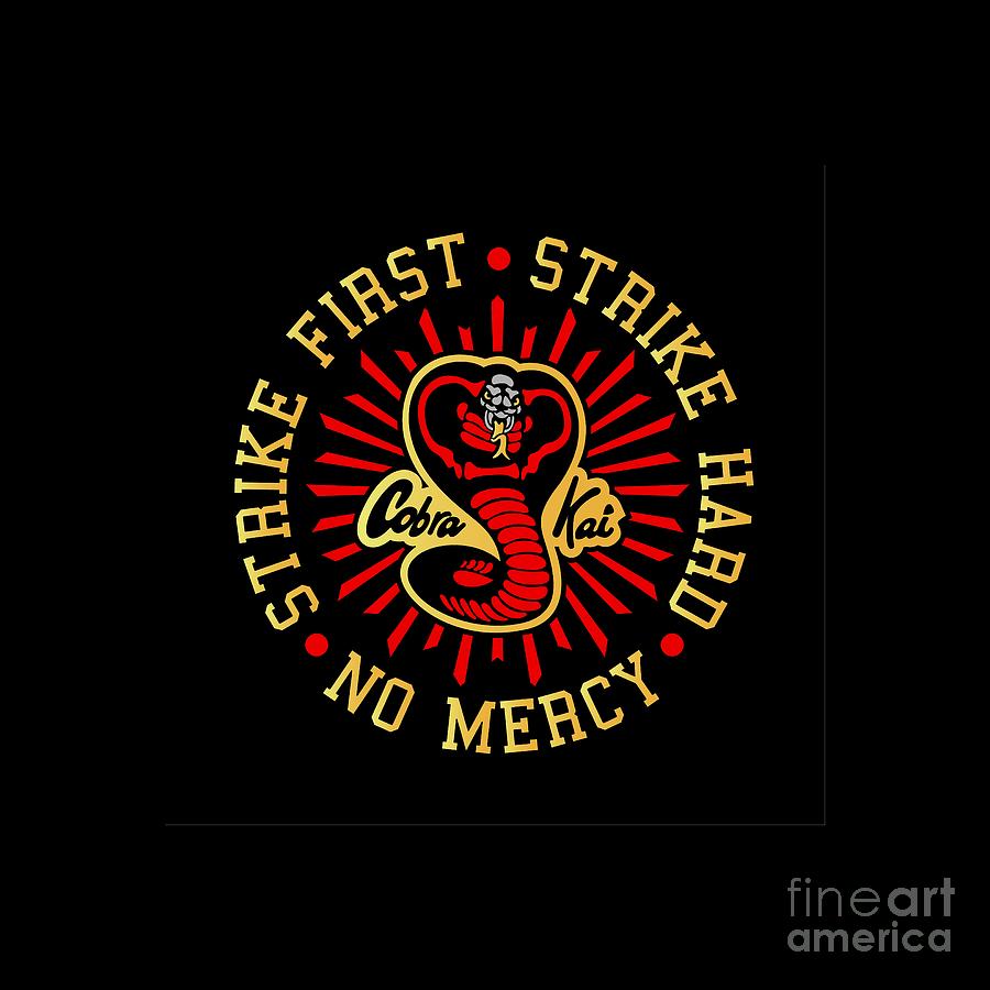 Cobra Kai Karate Kid Punch Logo Symbol Blanket