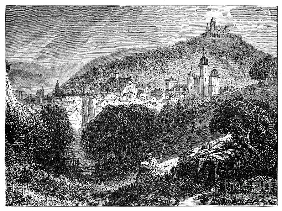 Coburg, Bavaria, Germany, 1900 Drawing by Print Collector