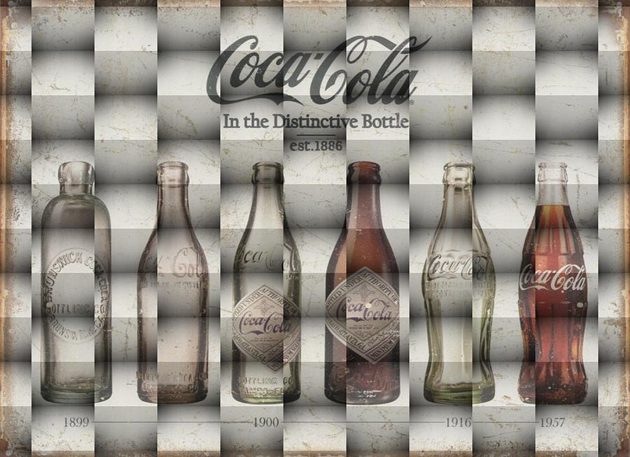 Vintage Digital Art - Coca cola 3d by Alberto RuiZ