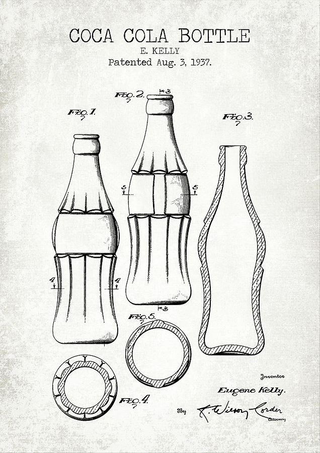 Coca-Cola Glass, 2003 Patent Print