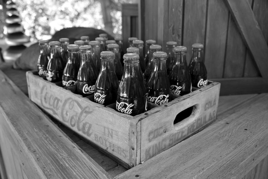 Coca Cola in wooden case fine art Photograph by David Lee Thompson