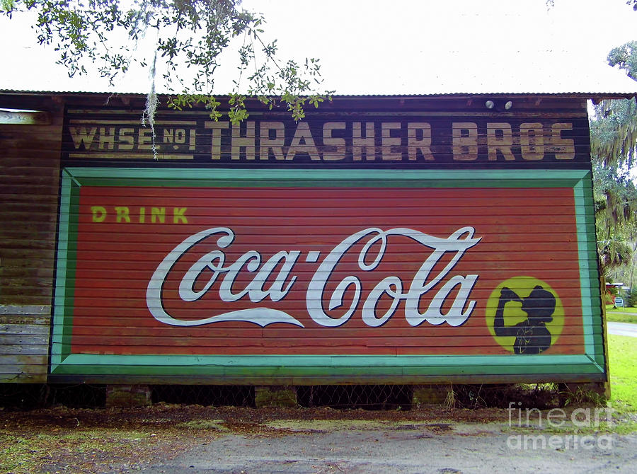 Coca Cola Sign Photograph by D Hackett