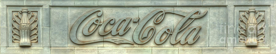 Coca Cola Wall Vintage Sign Art Photograph by Reid Callaway