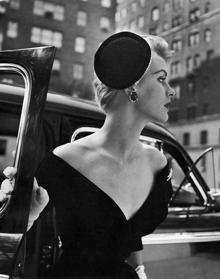 Cocktail Hat Photograph by Nina Leen