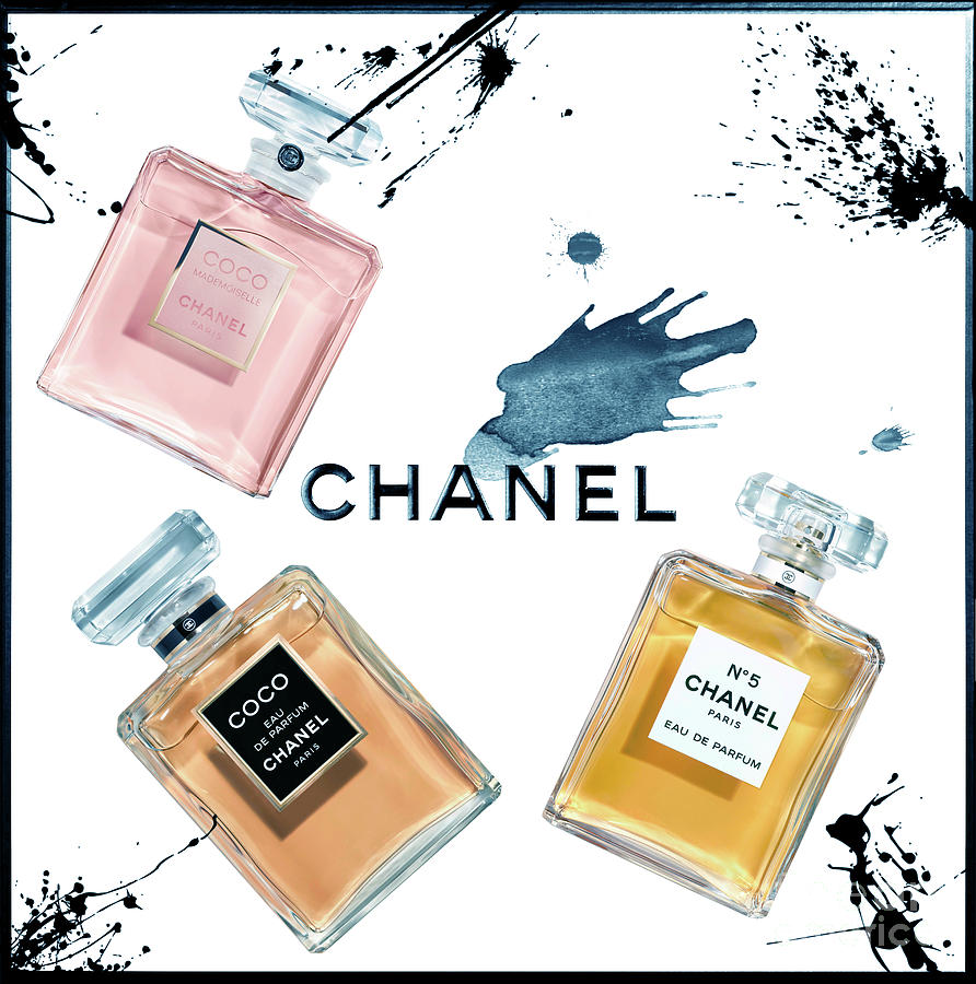 Coco Chanel Perfume Sets 22 Digital Art By Prar K Arts