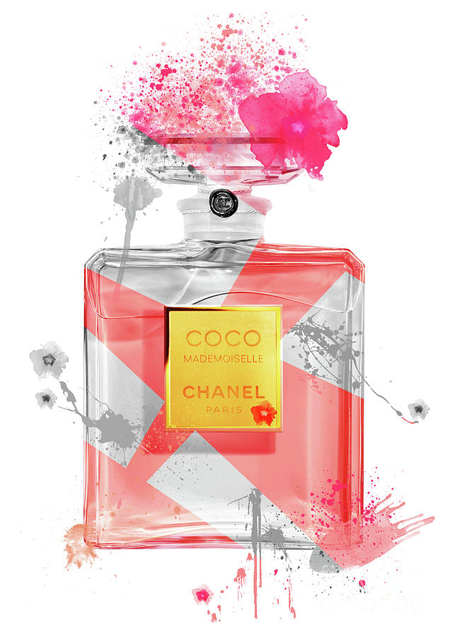 Coco Mademoiselle Chanel Perfume - 49 Digital Art by Prar Kulasekara