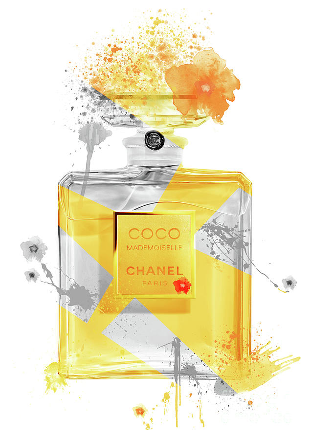 Coco Mademoiselle Chanel Perfume - 54 Digital Art by Prar Kulasekara