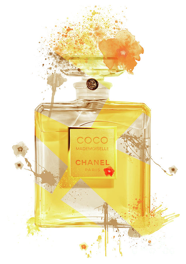 Coco Mademoiselle Chanel Perfume - 57 Digital Art by Prar Kulasekara