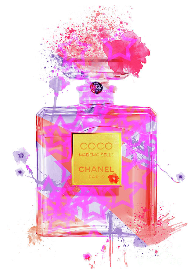 Coco Mademoiselle Chanel Perfume - 61 Digital Art by Prar Kulasekara