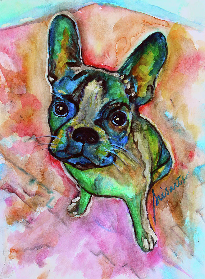 French Bulldog Painting - Coco by Prisarts