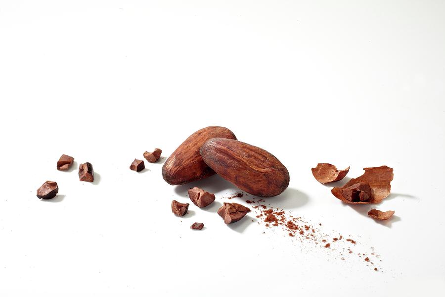 Cocoa Beans With Broken Pieces Photograph by Alessandra Pizzi
