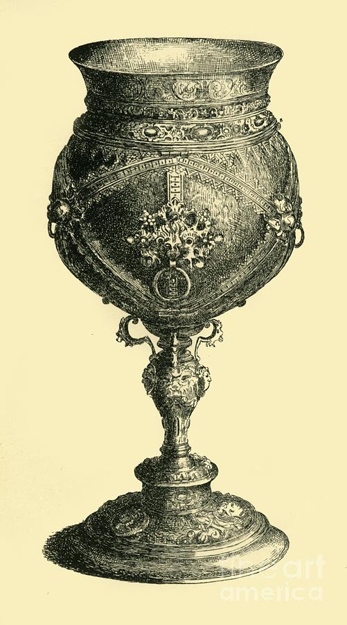 Coconut Cup Drawing by Print Collector