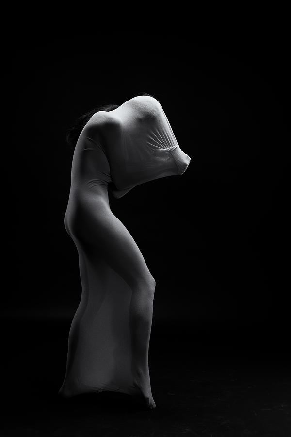 Fine Art Nude Photograph - Cocooning by Sunny Ding